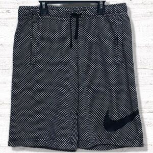 Nike Men’s Black and White Polka Dot Shorts Size Medium